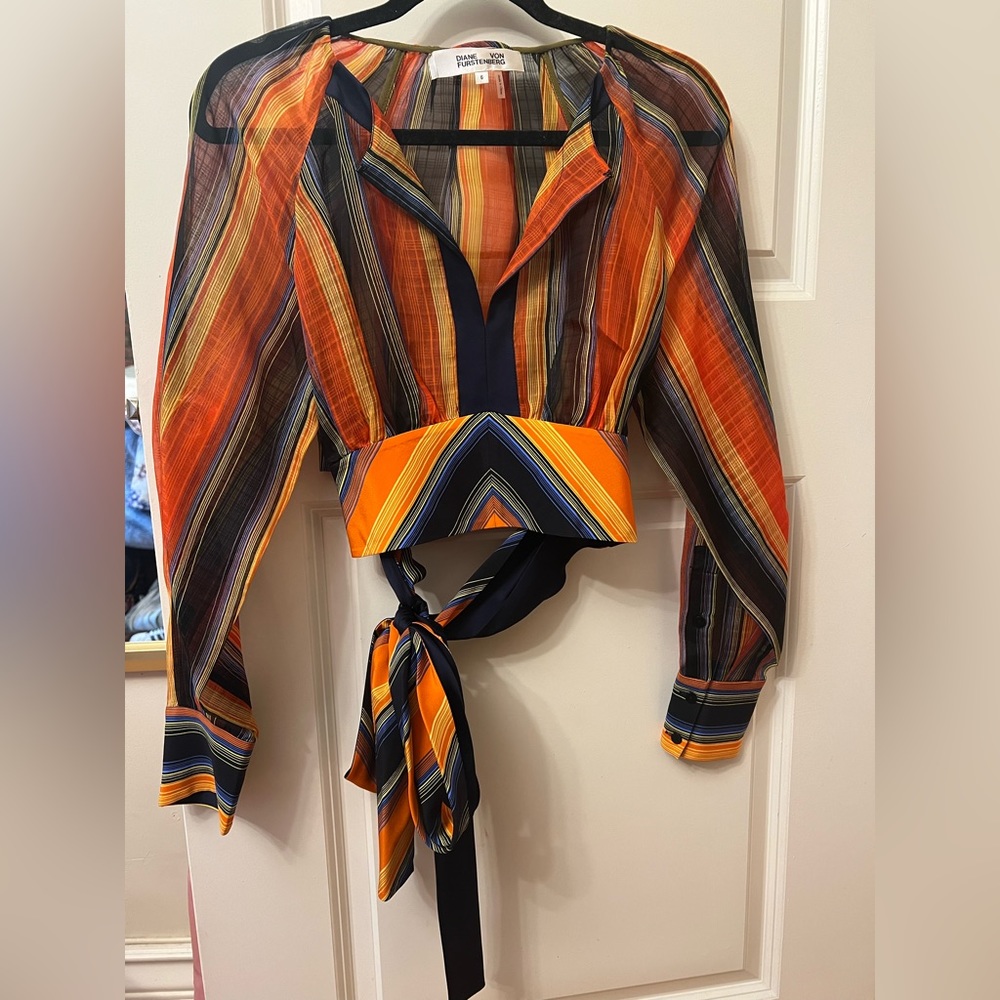 DVF Silk Crop Top